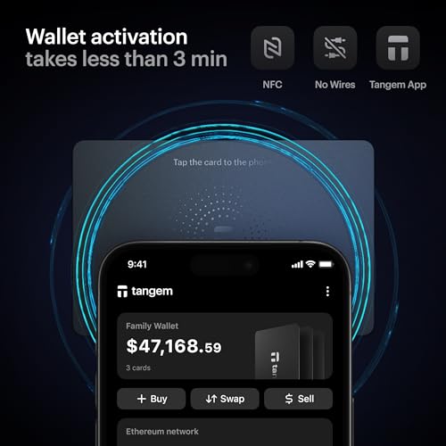 NFC kryptovaluta hardware wallet kort 3-pak - sikker cold storage til Bitcoin, Ethereum og NFTs view 3
